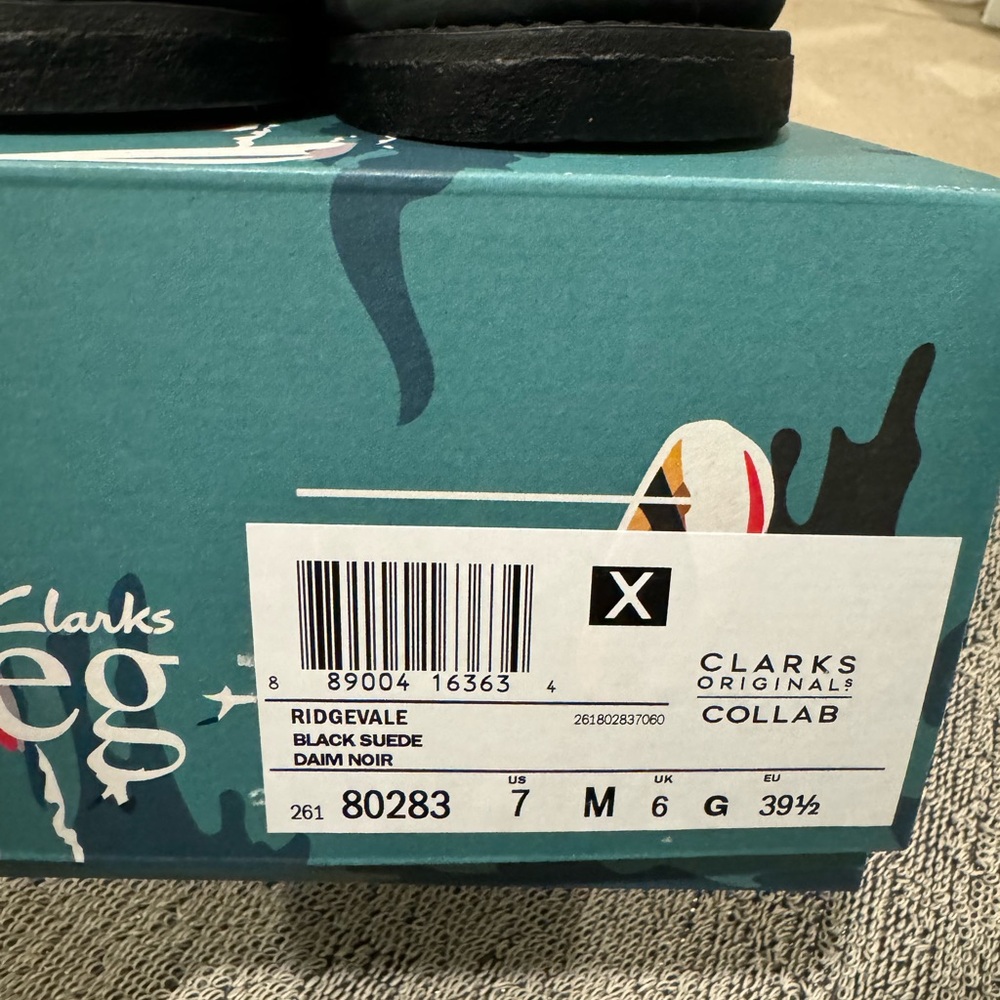 8th St by Ronnie Fieg for Clarks Originals Ridgevale men’s size 7 in black - Picture 5 of 5